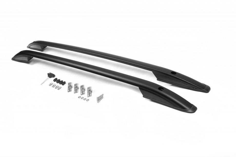 Nissan Qashqai 2014–2021 Strešni relingi Skyport Black Image