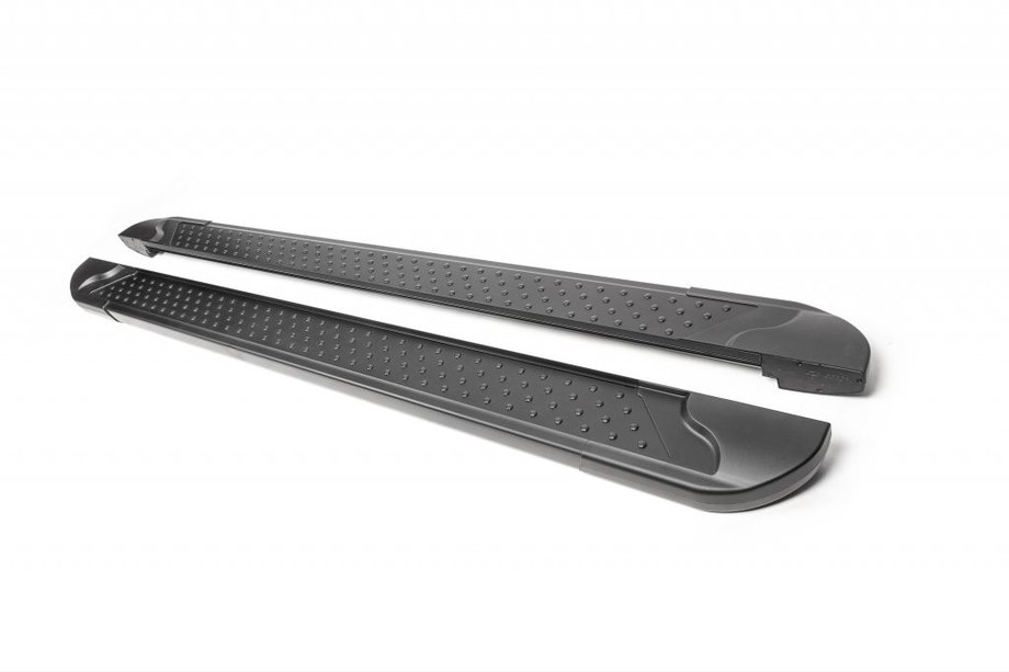 Toyota Highlander 2013–2019 Bočne stopnice Allmond Black (2 kos, aluminij) Image