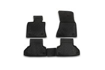 BMW X6 F16 2014–2019 Gumijasti tepihi za kabino (4 kosi, Novline) fotografija 1