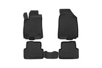 Chevrolet Aveo T300 2011–2020 Gumijasti tepihi za kabino (4 kosi, Novline) fotografija 1
