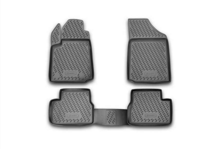 Citroen C-3 2002–2009 Gumijasti tepihi za kabino (4 kosi, Novline) Image