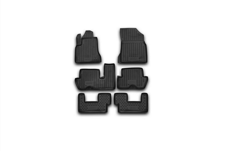 Citroen C-4 Picasso 2006–2013 Gumijasti tepihi za notranjost (4 kosi, Novline) Različica 1 Fotografija 1