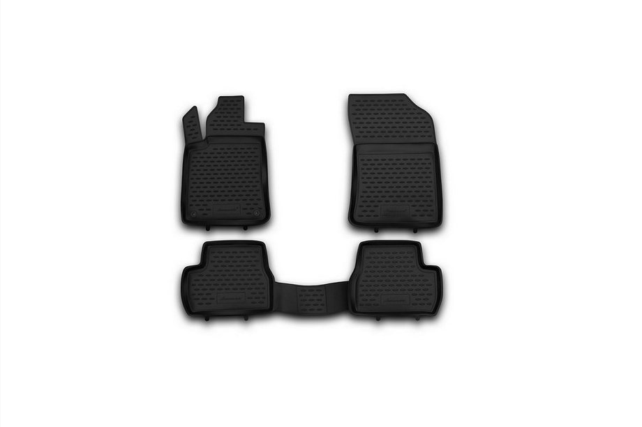 Citroen C-1 2005–2014 (2010↗) Gumijasti tepihi za notranjost (4 kosi, Novline) Image
