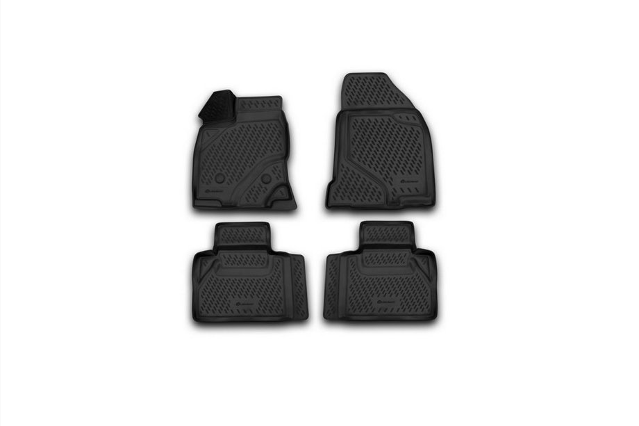 Ford Edge 2014–2024 3D gumijasti tepihi za notranjost (4 kosi, Novline) Image