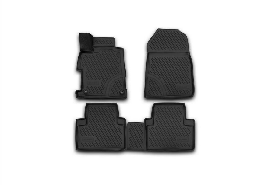 Honda Civic Sedan IX 2011–2016 3D gumijasti tepihi za notranjost (4 kosi, Novline) Image