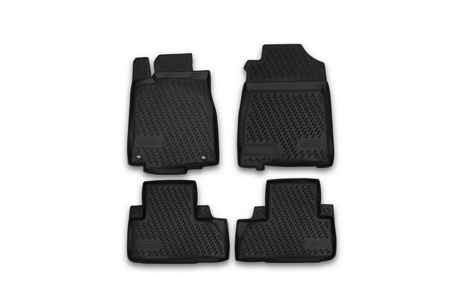 Honda CRV 2012–2016 Gumijasti tepihi za kabino (4 kosi, Novline) Image