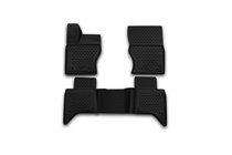 Range Rover IV L405 2013–2021 3D gumijasti tepihi za notranjost (4 kosi, Novline) Različica 1 fotografija 1