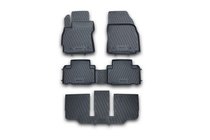 Mazda 5 2010–2018 (2010↗) Gumijasti avtomobilski tepihi za notranjost (5 kos, Novline) fotografija 1