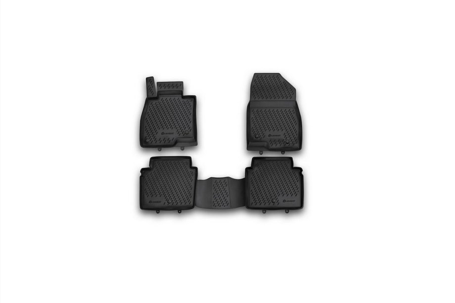 Mazda 6 2012–2024 Gumijasti tepihi za notranjost (4 kosi, Novline) SD Image
