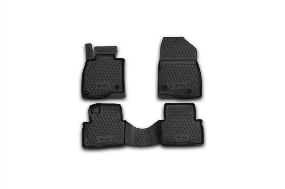 Mazda 3 2013–2019 Gumijasti tepihi za kabino (4 kosi, Novline) Image