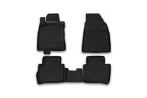 Nissan Tiida 2011–2014 Gumijasti tepihi za notranjost (4 kosi, Novline) Varianta 2 fotografija 1