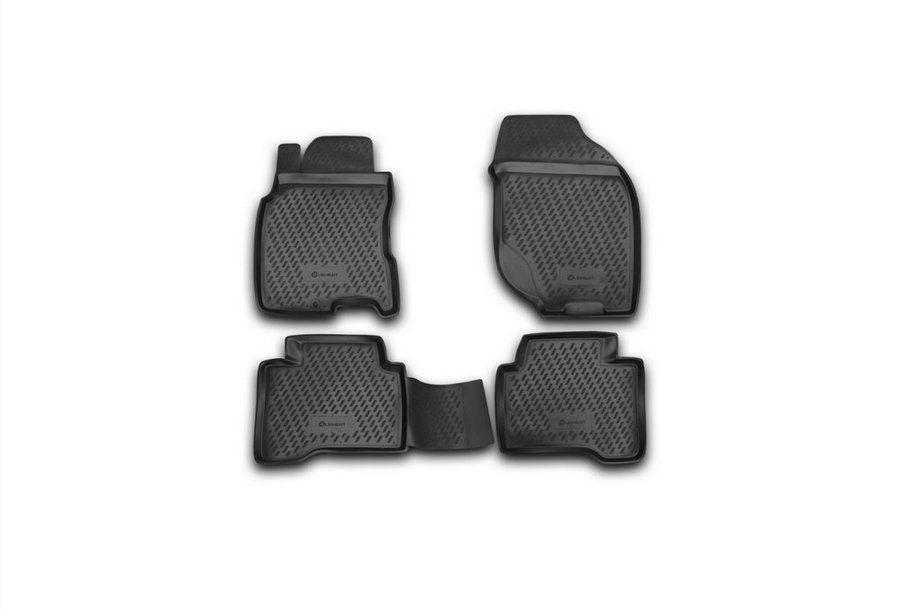 Nissan X-trail T30 2002–2007 Gumijasti tepihi za kabino (4 kosi, Novline) Image
