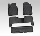 Nissan Patrol Y62 2010–2024 Gumijasti tepihi za notranjost (5 kos, Novline) fotografija 1