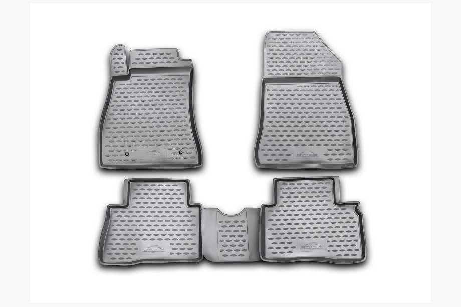 Nissan Juke 2010–2019 Gumijasti tepihi za potniški prostor (kavelj T/L) (4 kosi, Novline) Image