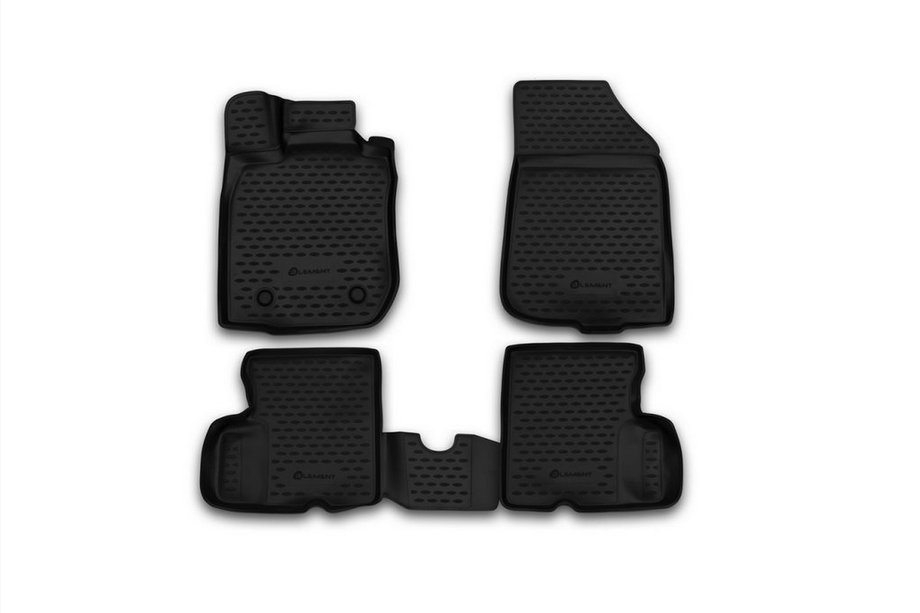 Nissan Terrano 2014– (2014-2016) 3D gumijasti tepihi za notranjost (4 kos, Novline) 2WD Image