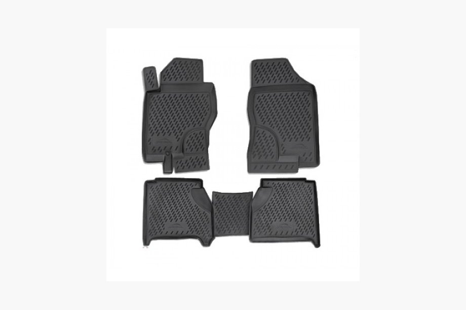 Nissan Pathfinder R51 2005–2014 (2010-2014) Gumijasti tepihi za notranjost (4 kos, Novline) Image