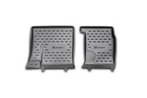 Nissan Qashqai 2007–2010 Gumijasti talni tepihi za kabino (3. vrsta) (2 kos, Novline) Qashqai+2 fotografija 1