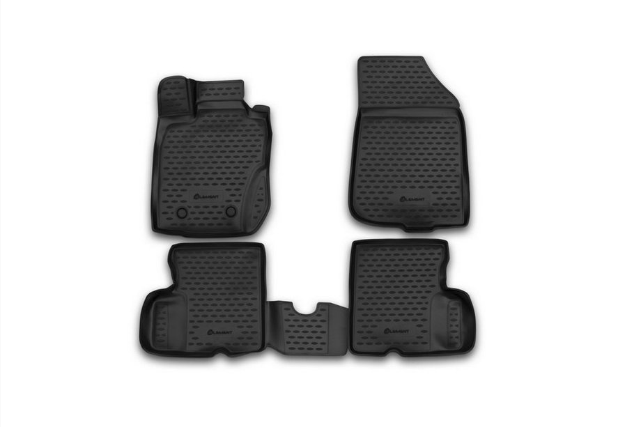 Nissan Terrano 2014– (2014-2016) 3D gumijasti tepihi za notranjost (4 kosi, Novline) 4WD Image
