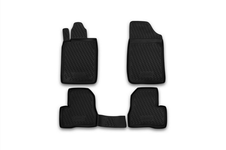 Peugeot 206 1998–2024 Gumijasti tepihi za kabino (4 kosi, Novline) Image