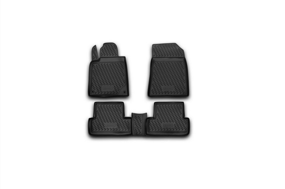 Peugeot 407 2004–2011 Gumijasti tepihi za kabino (4 kosi, Novline) Image