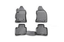 Ford Mondeo 2000–2007 Gumijasti tepihi za kabino (4 kosi, Novline) fotografija 1