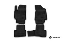 Hyundai Creta 2014–2020 Gumijasti tepihi za kabino (4 kosi, Novline) fotografija 1