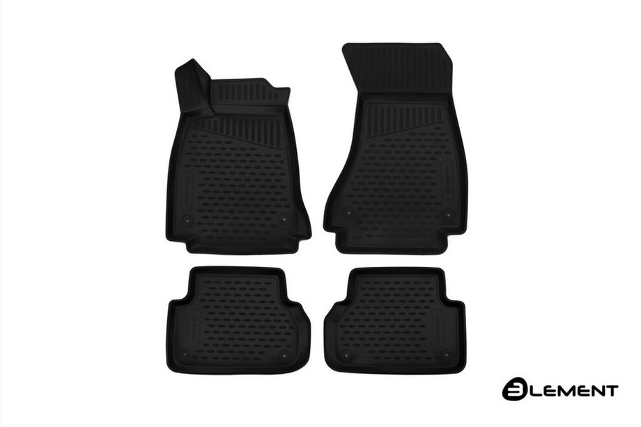Audi A4 B9 2015–2024 3D gumijasti tepihi za notranjost (4 kosi, Novline) SD/Avant/Allroad Image