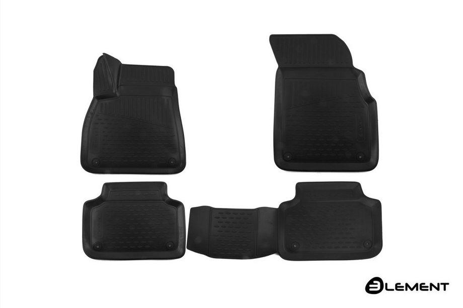 Audi Q7 2015–2026 3D gumijasti tepihi za notranjost (4 kosi, Novline) Image