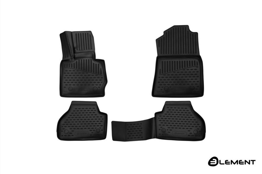 BMW X4 F26 2014–2018 3D gumijasti tepihi za notranjost (4 kos, Novline) Zaprovadzhennia (Evropa) Fotografija 1