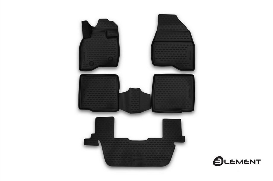 Ford Explorer 2011–2019 3D gumijasti tepihi za kabino (5 kos, Novline) Različica 1 Image