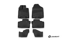 Honda Pilot 2015–2022 3D gumijaste preproge za kabino (6 kosov, Novline) fotografija 1