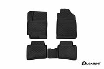 Kia Rio 2017– 3D gumijasti tepihi za notranjost (4 kos, Novline) SD/HB (X-Line) fotografija 1
