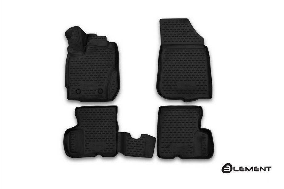 Nissan Terrano 2014– (2016↗) 3D gumijasti tepihi za potniški prostor (4 kos, Novline) Fotografija 1