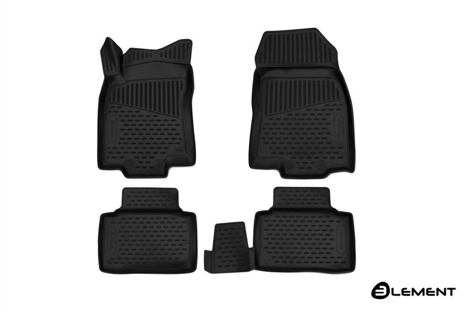Renault Koleos 2016–2024 3D gumijasti tepihi za notranjost (4 kosi, Novline) Image