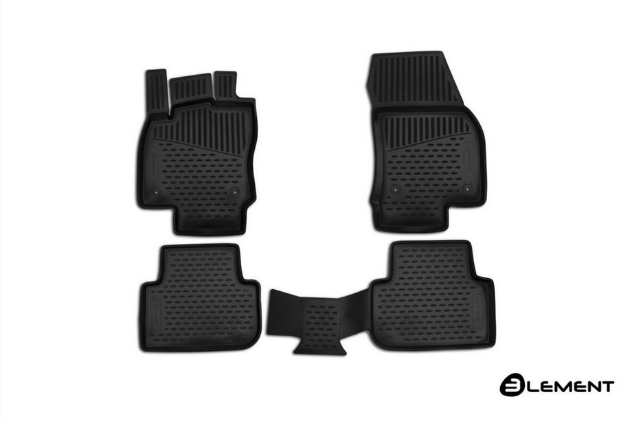 Volkswagen Tiguan 2016–2023 Gumijaste preproge za notranjost (4 kosi, Novline) 5D (kratka karoserija) Image
