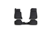 BMW serija 1 E81/E82/E87/E88 2004–2011 Gumijaste preproge za notranjost (4 kos, Novline) 5D fotografija 1