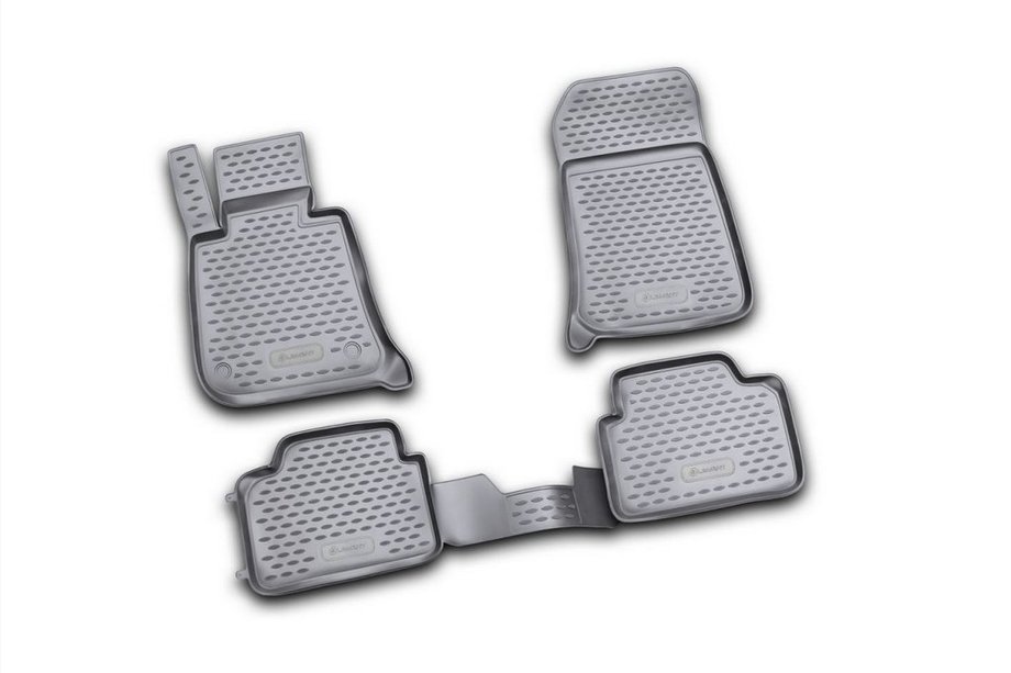 BMW serija 3 E90/E91 2005–2011 Gumijasti tepihi za notranjost (4 kosi, Novline, E91) Image