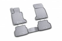 BMW Serija 5 E60/E61 2003–2010 Gumijasti tepihi za notranjost (4 kosi, Novline) Varianta 2 fotografija 1