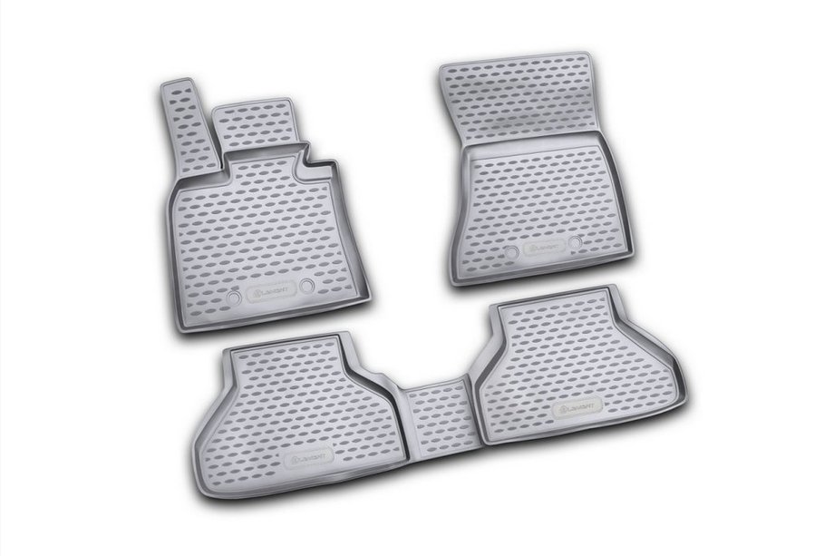 BMW X6 E71 2008–2014 Gumijasti tepihi za kabino (4 kosi, Novline) Image