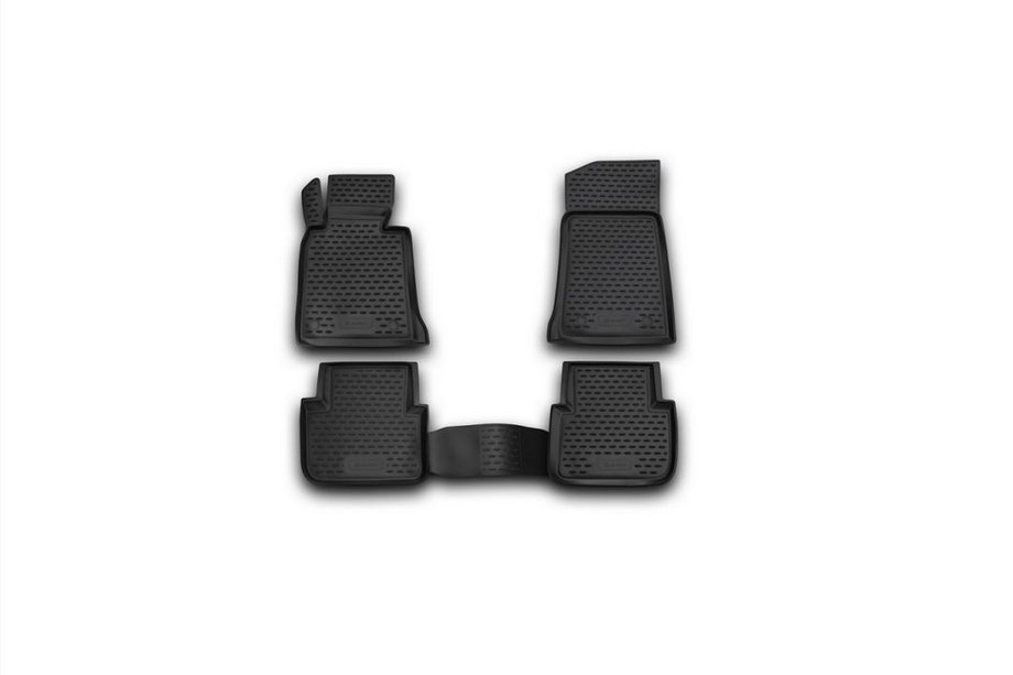 BMW serija 3 E46 1998–2006 Gumijasti tepihi za kabino (4 kosi, Novline) Image