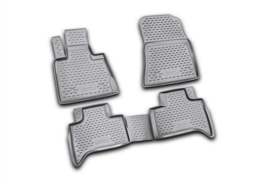 BMW X5 E53 1999–2006 Gumijasti tepihi za kabino (4 kosi, Novline) Image