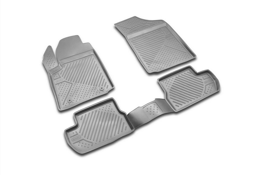 Citroen C-2 2003–2009 Gumijasti tepihi za kabino (4 kosi, Novline) Image