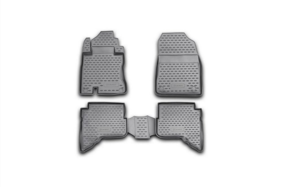 Daihatsu Terios 2006–2017 Gumijasti tepihi za kabino (4 kosi, Novline) Image