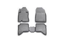 Daihatsu Terios 2006–2017 Gumijasti tepihi za kabino (4 kosi, Novline) fotografija 1