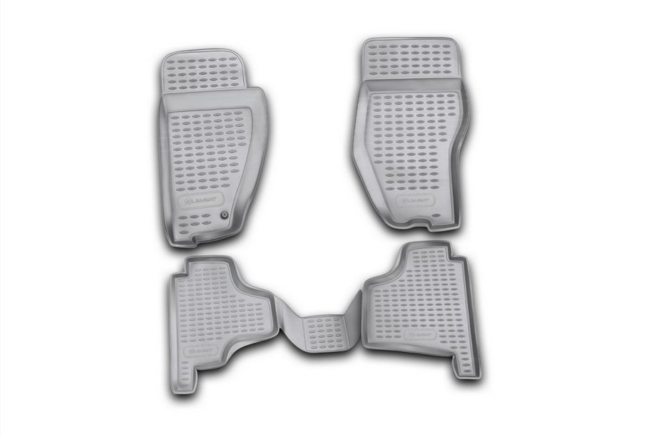 Dodge Nitro 2006–2011 Gumijasti tepihi za kabino (4 kosi, Novline) Image