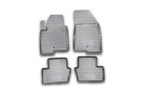 Dodge Caliber 2006–2011 Gumijasti tepihi za kabino (4 kosi, Novline) fotografija 1