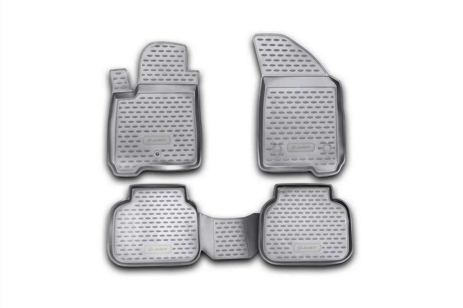 Dodge Journey 2008–2020 Gumijasti tepihi za kabino (4 kosi, Novline) Image