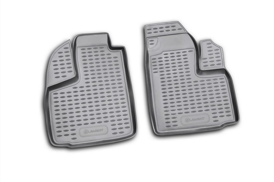 Fiat Doblo I 2001–2005 Gumijasti tepihi za kabino (2 kosa, Novline) Cargo Image