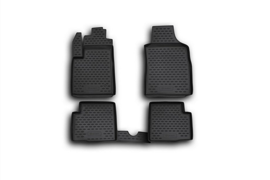 Fiat 500/500L 2013–2022 (500) Gumijaste preproge za notranjost (4 kosi, Novline) Image