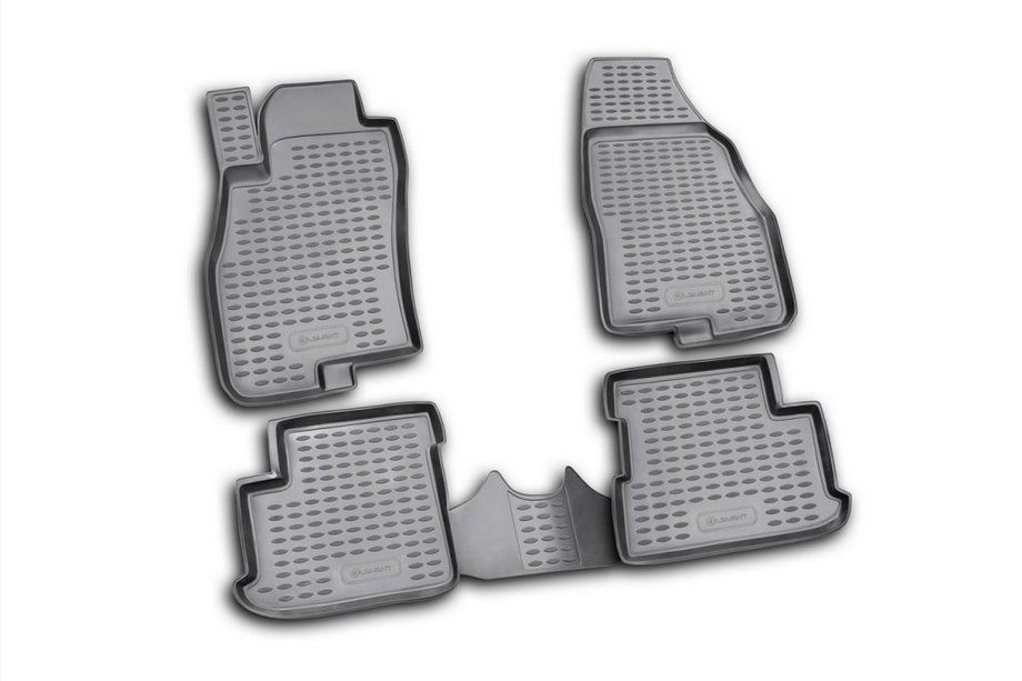 Fiat Grande Punto/Punto EVO 2006–2018 (2006↗) Gumijasti tepihi za notranjost (4 kosi, Novline) 5D Fotografija 1